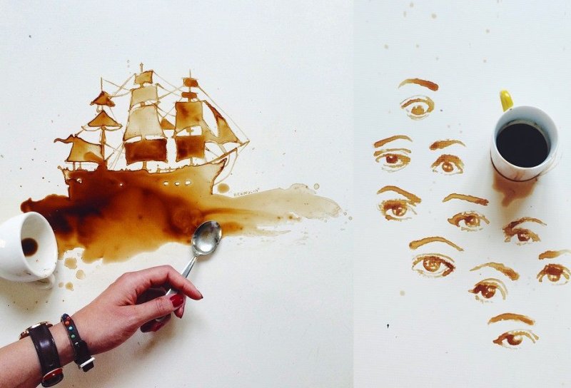 Pete de mancare transformate in opere de arta