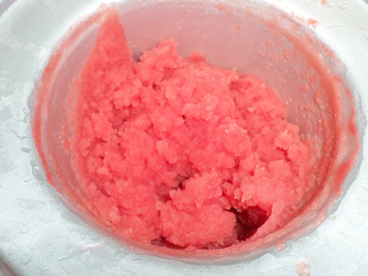 Sorbet de pepene rosu