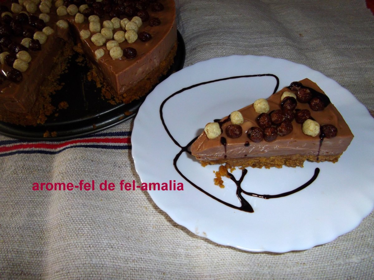 Cheesecake cu ciocolata (la rece)