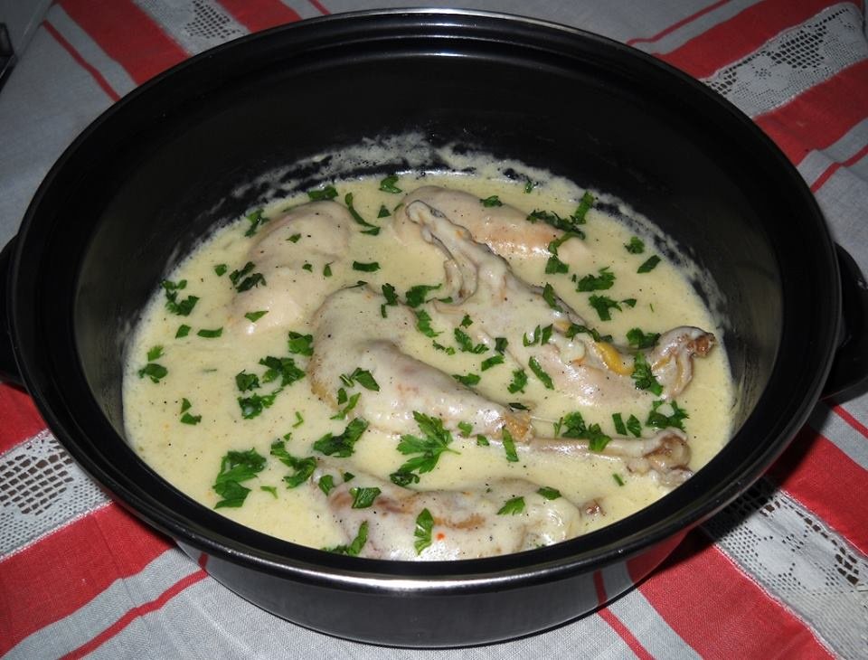 Pui cu smantana