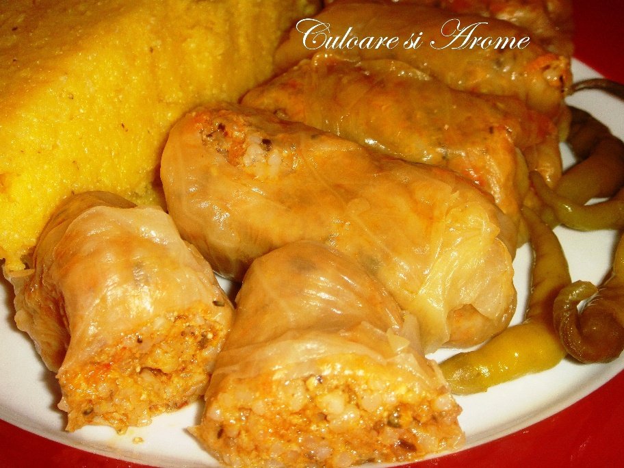 Sarmale cu seminte de dovleac si opintici