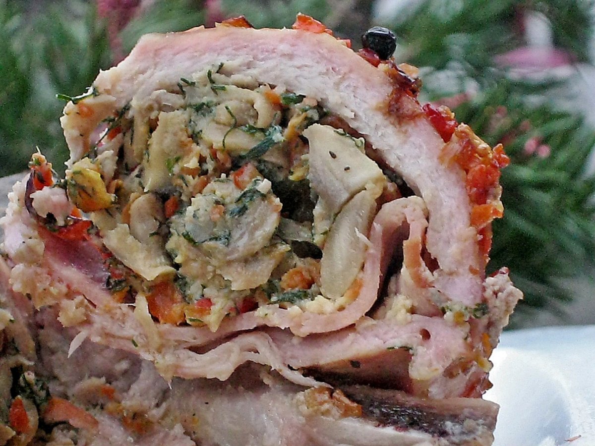 Cotlete umplute cu ciuperci