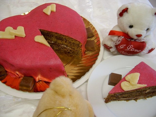 Tort cu nuca "Inimioara"