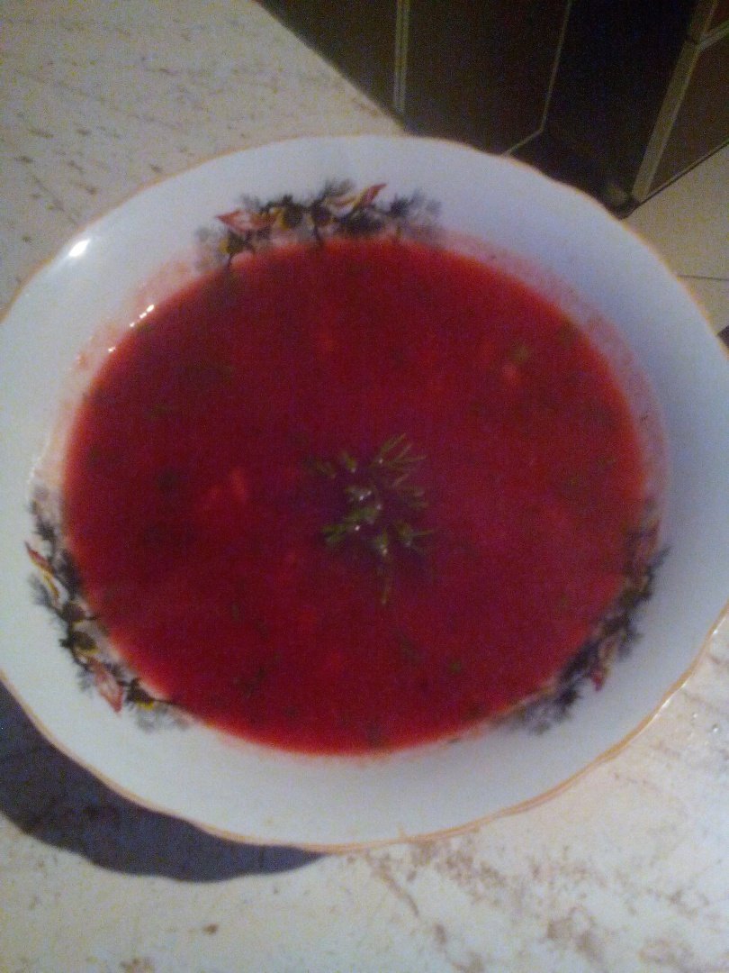 supa crema cu sfecla rosie