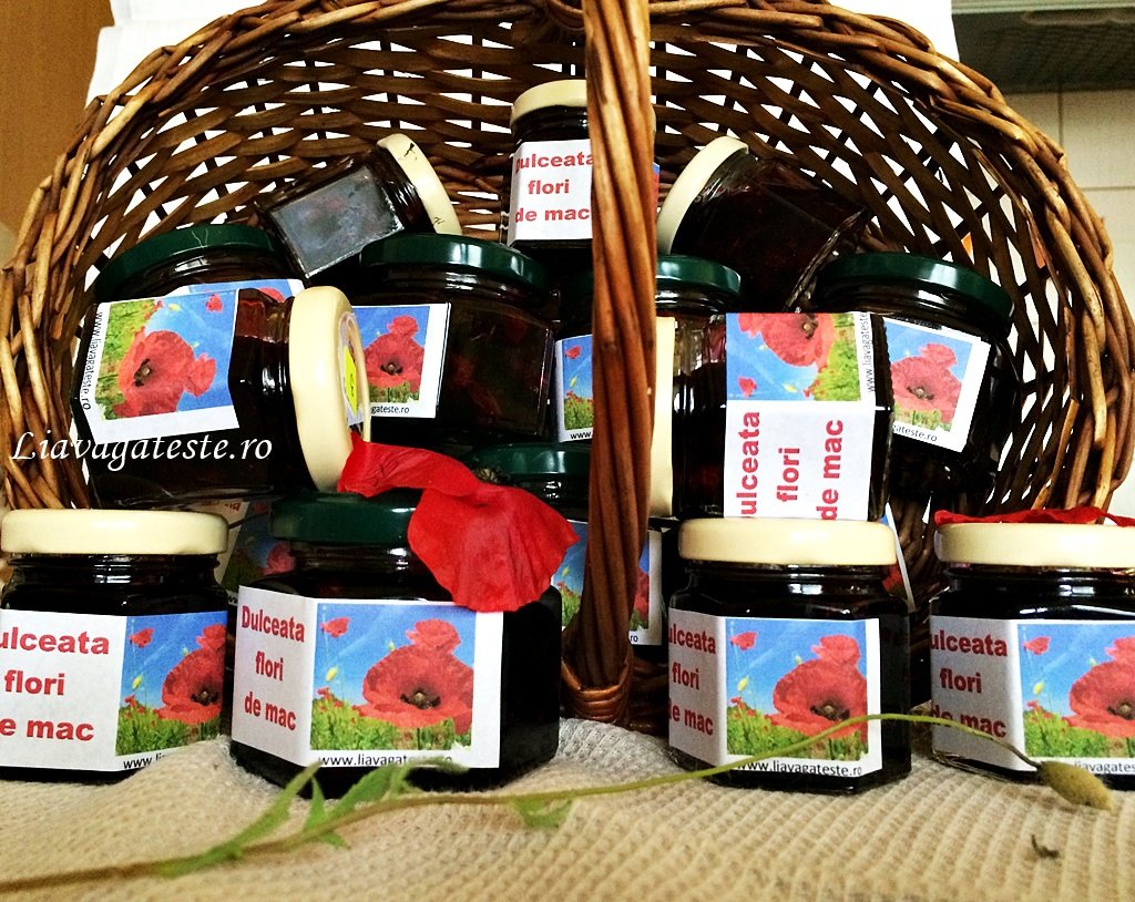 Dulceata naturala din flori de mac