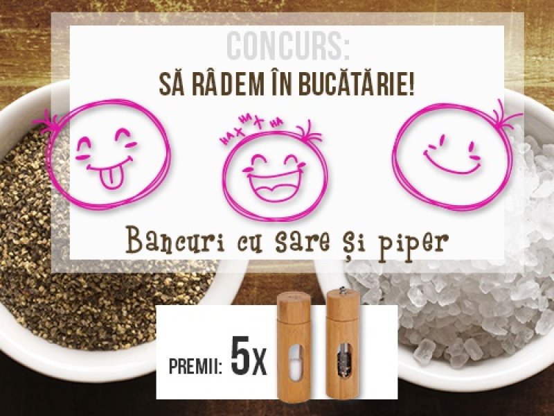 CONCURS de bancuri pe teme culinare: Sa radem in bucatarie!