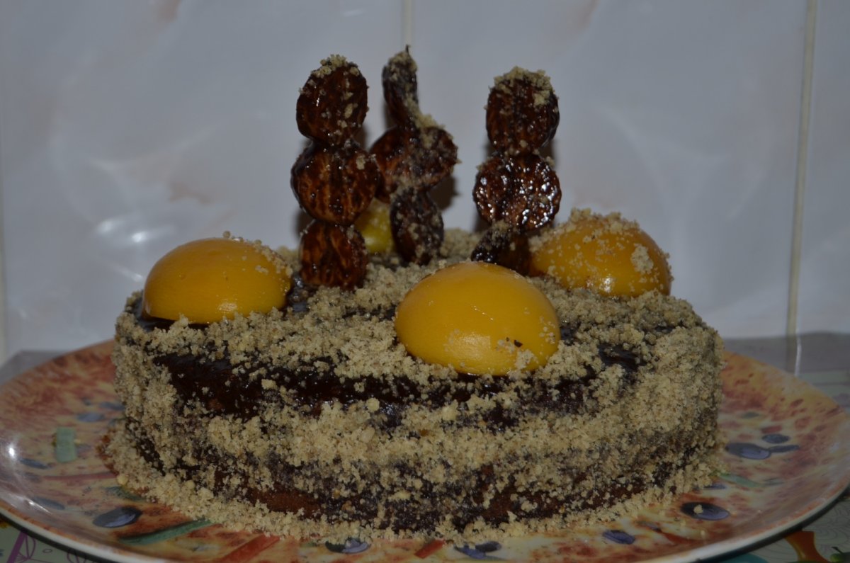 Tort cu ciocolata si crema de cafea