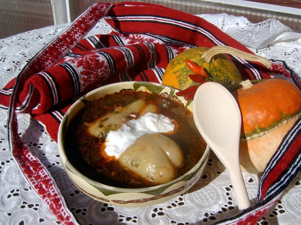 Ciorba cu ardei umplut