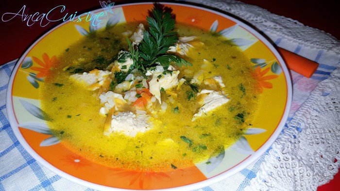 Ciorba de pui a la grec