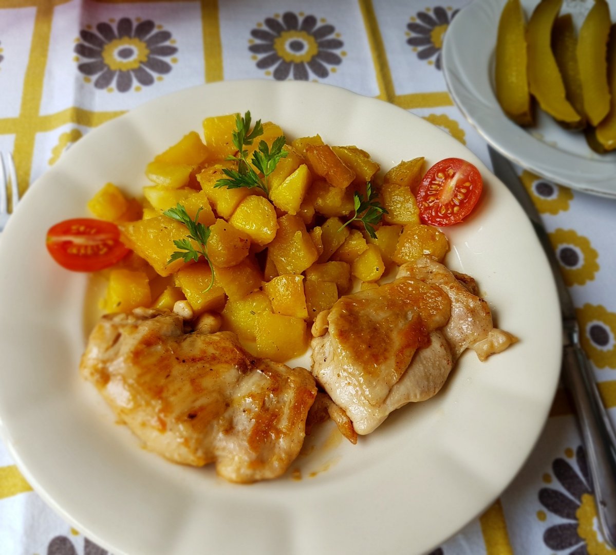 Pulpe de pui la tigaie