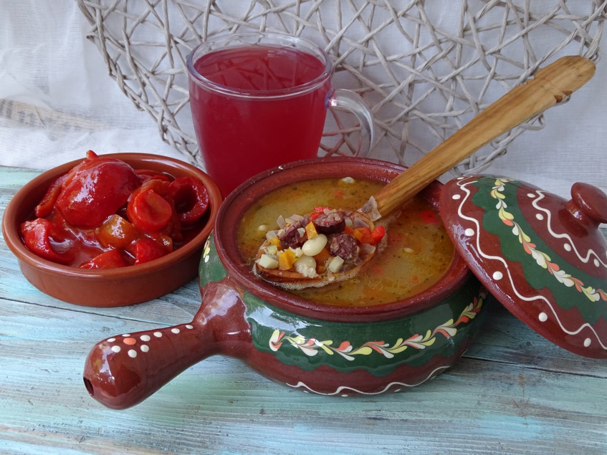 Ciorba cu aroma si culori tomnatice