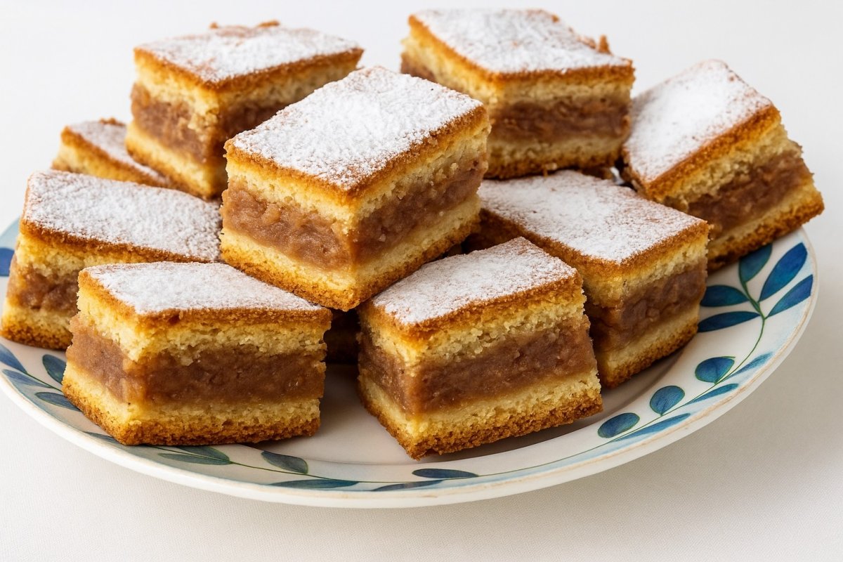 Prajitura frageda cu mere. Reteta simpla, economica si foarte usor de preparat