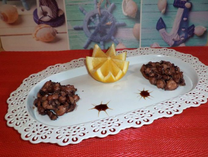 Carpaccio de caracatita