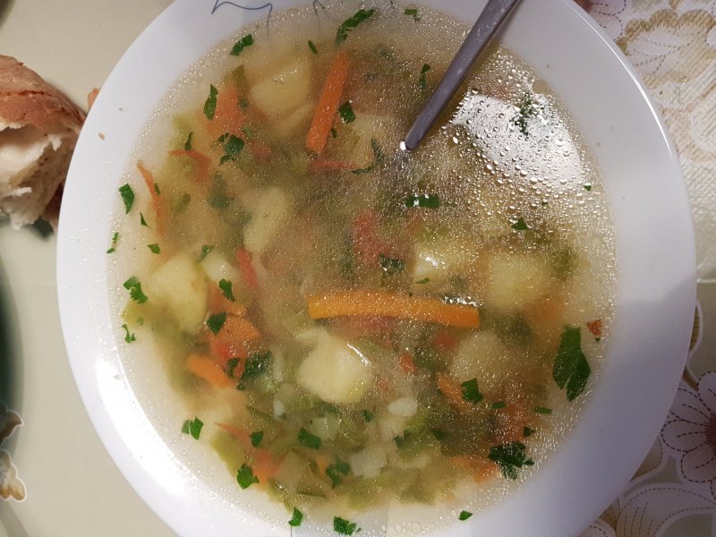 Supa de cartofi cu legume