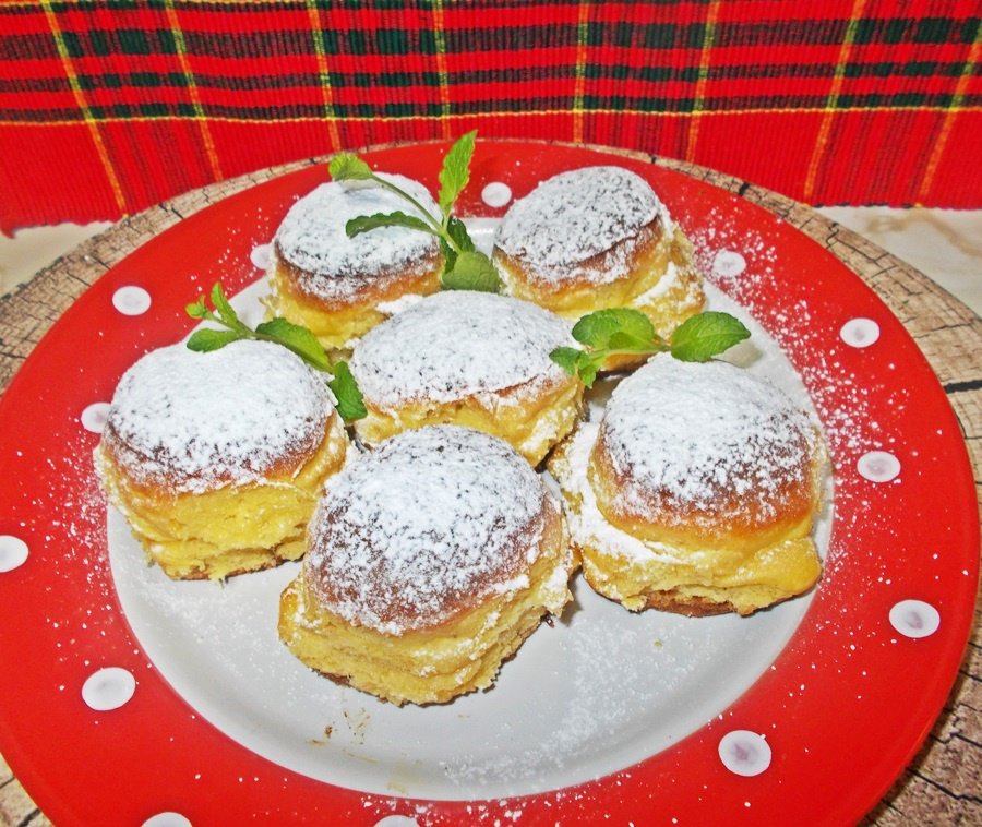 Gogosi cu gem, coapte in cuptor