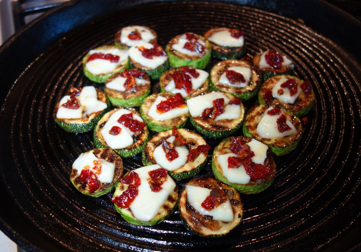 Zuchinni pizzette