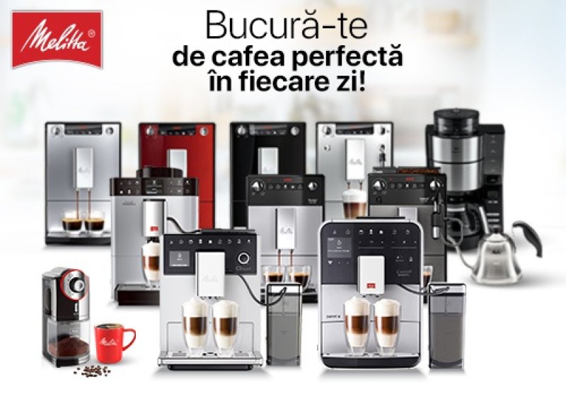 Bucura-te de cafea perfecta in fiecare zi alaturi de Melitta! Castiga un espressor automat Purista care sa te energizeze fiecare zi!