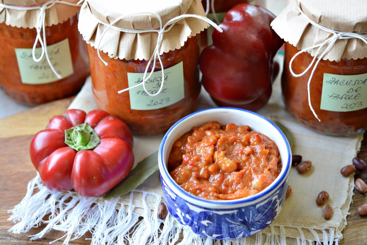 Zacusca de fasole boabe