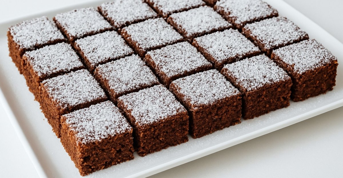 Negresa de post cu gem - cea mai simpla, delicioasa si rapida prajitura de post