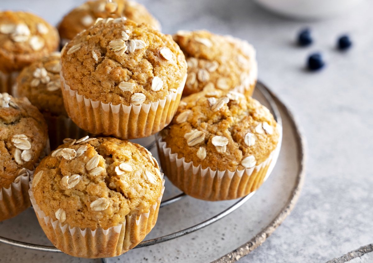 Briose cu fulgi de ovaz – reteta simpla si rapida, gata in 30 de minute