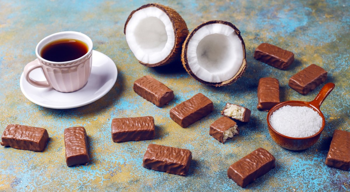 Batoane Bounty de casa – reteta simpla si rapida cu doar 3 ingrediente