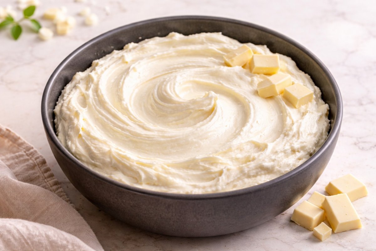 Crema de mascarpone cu ciocolata alba - reteta simpla pentru torturi si prajituri