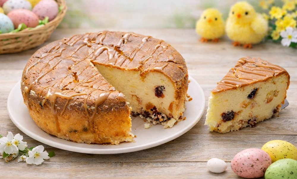 Pasca fara aluat cu branza dulce si smantana - reteta delicioasa si usor de facut