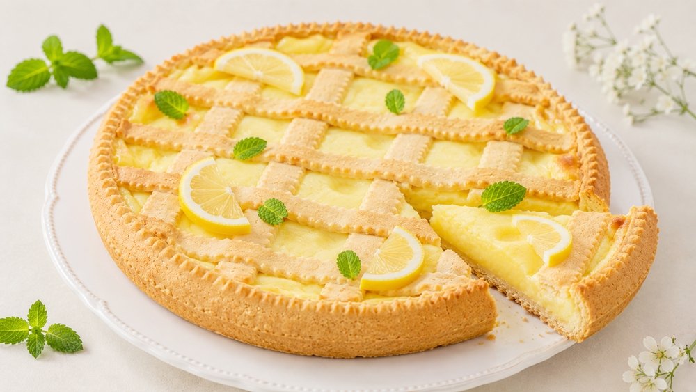 Tarta cu crema de lamaie - reteta simpla, delicioasa si usor de preparat