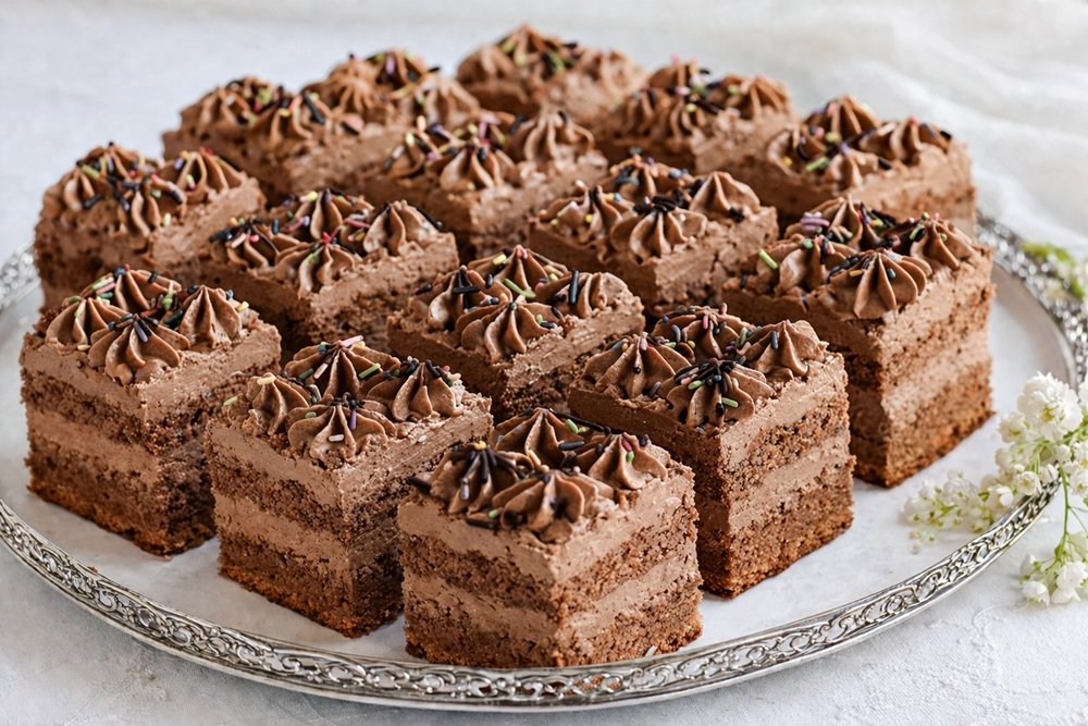Prajitura cu crema de ciocolata -  o reteta simpla, delicioasa si usor de preparat