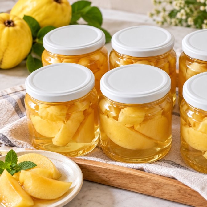 Compot de gutui pentru iarna - reteta simpla si usor de preparat