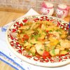 Mancarica de vara cu dovlecei, pastai, rosii  si piept de pui