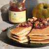 Pancakes cu dulceata de gutui (fara zahar)