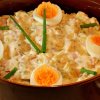 Salata de cartofi cu oua. Reteta simpla, si gustoasa, foarte simplu de preparat