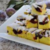 Pandispan cu prune si cacao. Cea mai simpla si gustoasa prajitura cu fructe