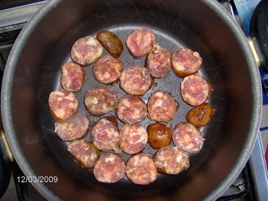 Ciorba de cartofi cu carnati afumati