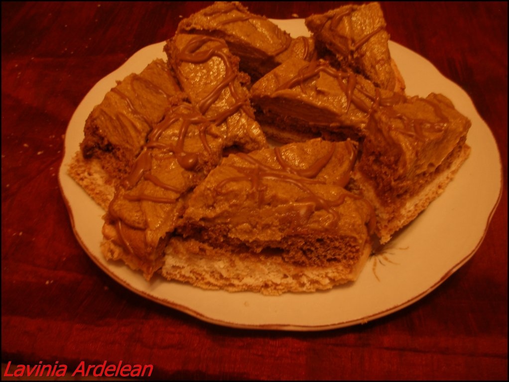 Prajitura cu crema capuccino