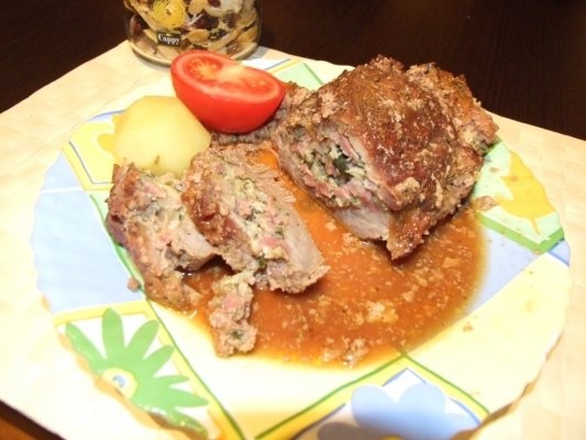 Rulada din carne de vita