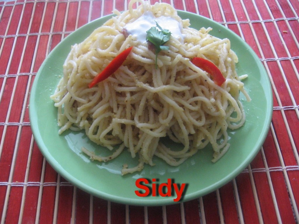 Spaghete Carbonara rețetă cu ciuperci