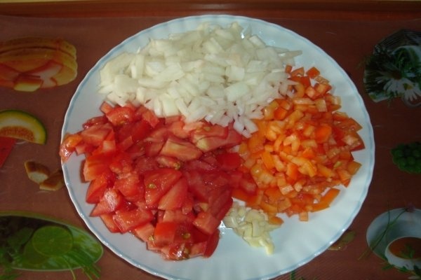 Paella cu piept de pui