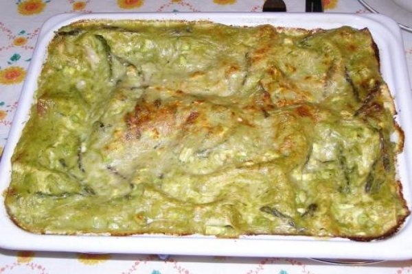 Lasagne cu sparanghel