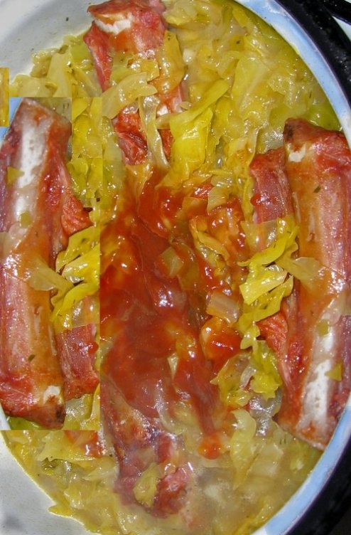 Varza cu costita afumata a la Sic