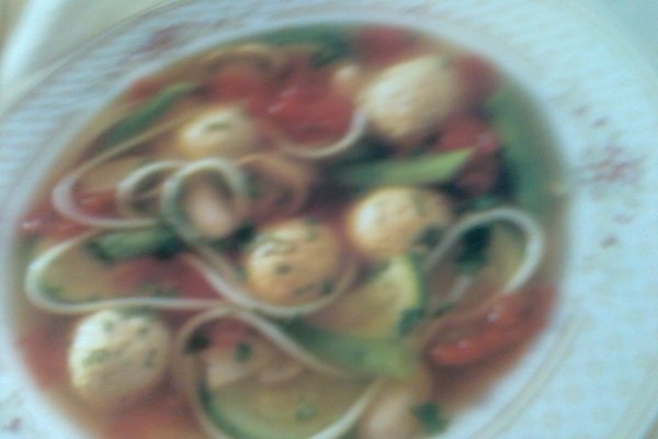 ciorba de legume cu perisoare