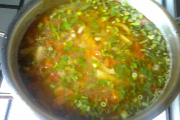 bors de fasole verde