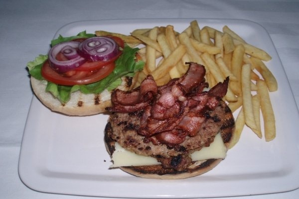 HAMBURGER CU BACON