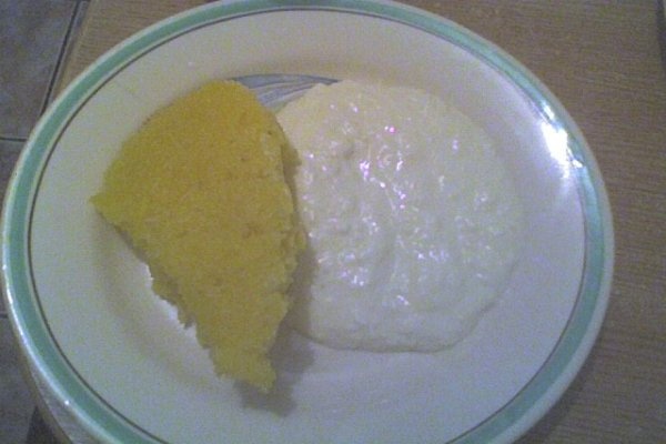smantana cu branza si mamaliguta