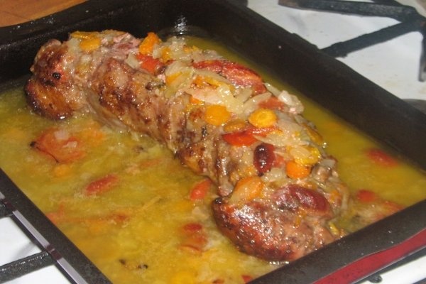 Rulada din fleica de porc