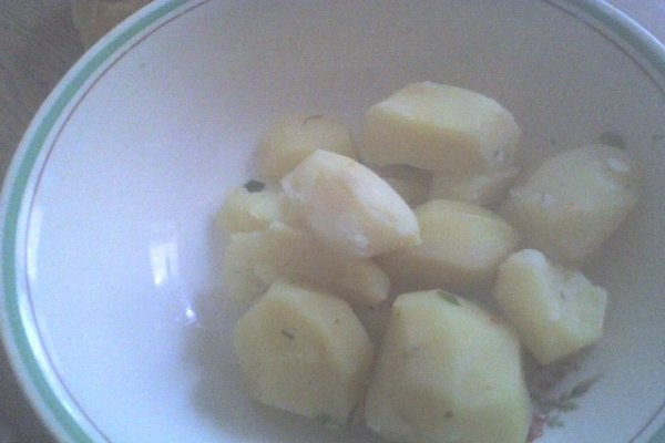 costita de porc afumata cu cartofi