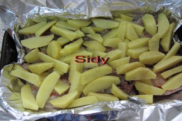 Pulpe cu cartofi, la cuptor