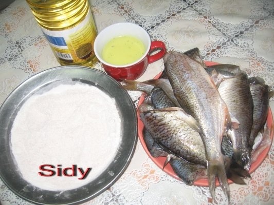 Peste de rau, prajit