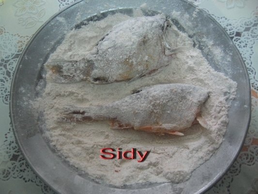 Peste de rau, prajit